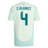 Maillot de Supporter Mexique Edson Alvarez 4 Extérieur 2024 Pour Homme